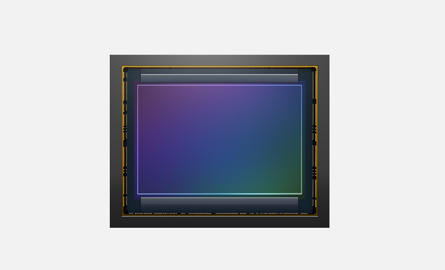 Illustrazione di un sensore CMOS Exmor RS parzialmente stacked