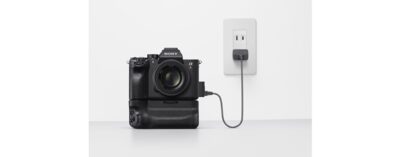 Impugnatura Batteria CELLONIC Per Sony Alpha 6000/6300, Grip Verticale Con Doppia Batteria NP-FW50