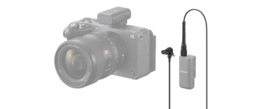 Sony ECM-LV1 – Microfono Lavalier Stereo Con Clip 360° Per Fotocamere Digitali